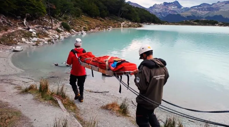 Rescate en Laguna Esmeralda
