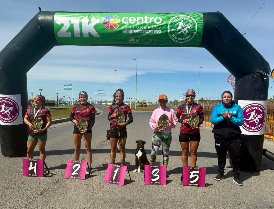 Podio femenino 21k