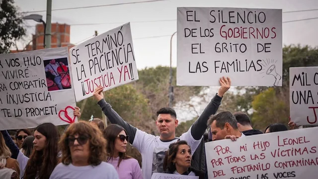 movilización victimas de fentanillo