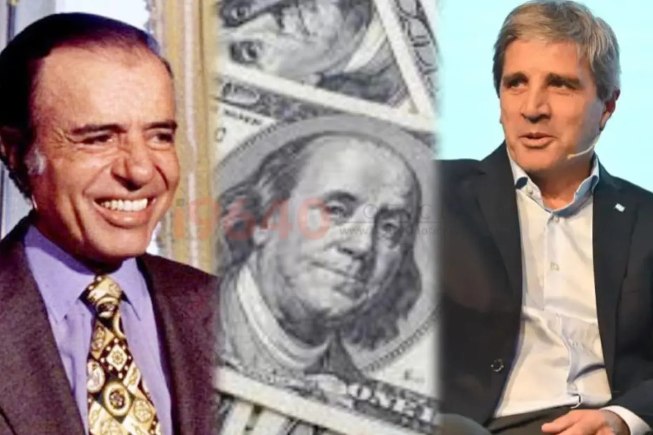 Menem- Caputo- Dólares