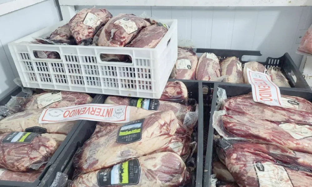 Carne decomisada