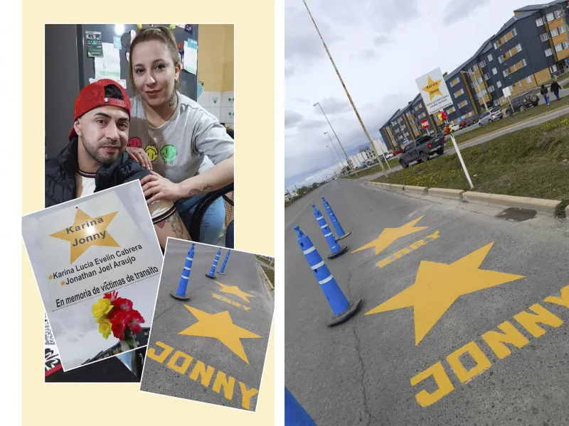 Pintaron estrellas amarillas