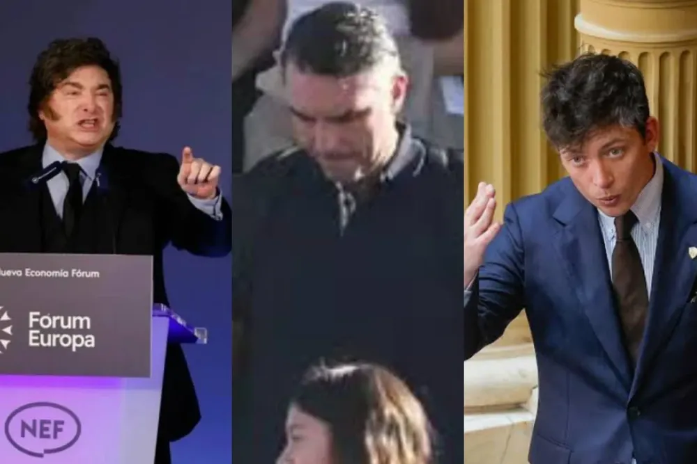 Milei- Bolsonaro- Santiago Caputo