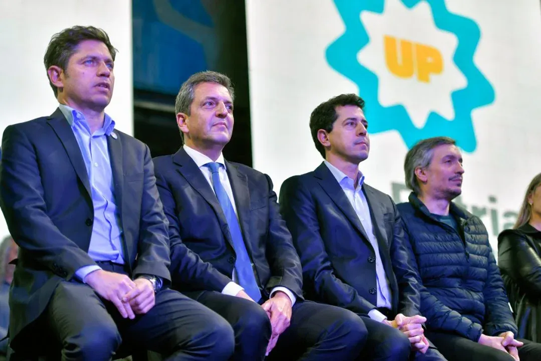 Massa- Máximo Kirchner- Axel Kiccilof