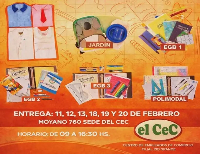 CEC- Entrega de kit escolales