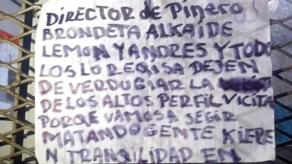 Amenaza Colegio Rosario