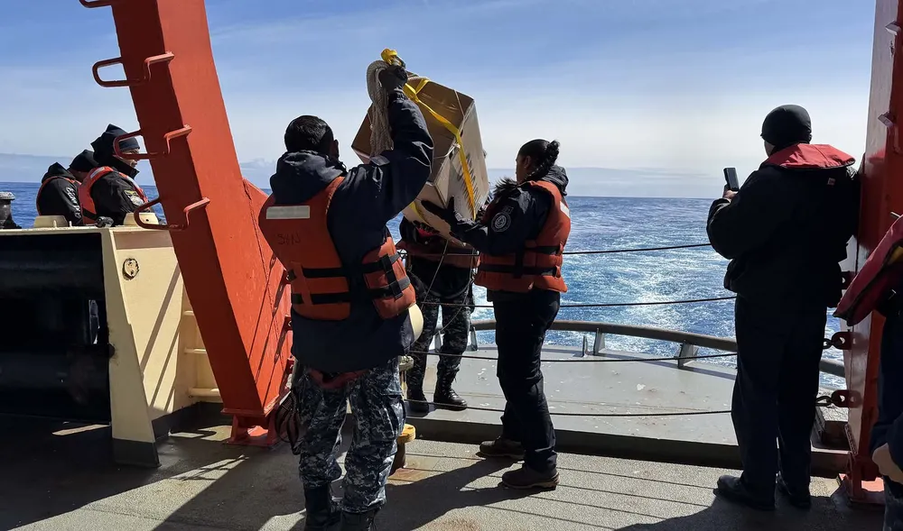 ARA Almirante Irízar- investigación oceanográfica internacional