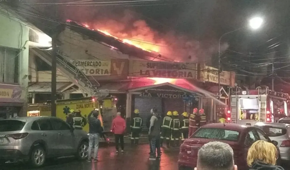 Incendio La Victoria