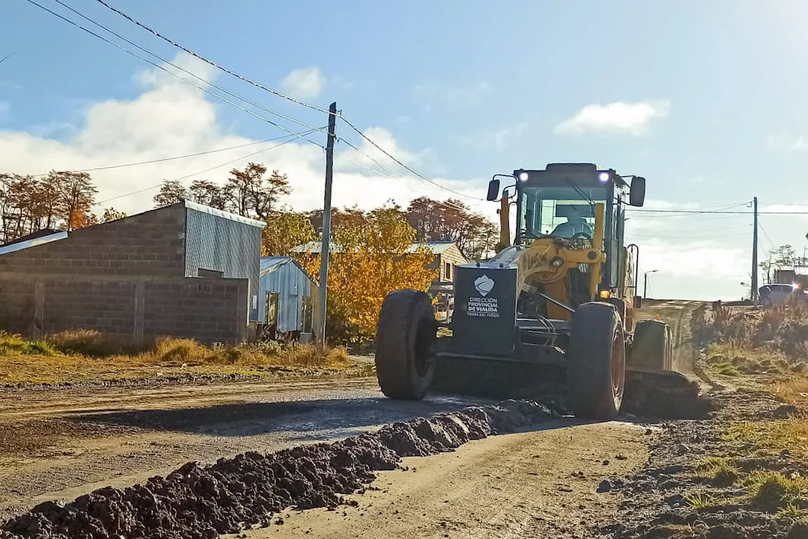 Mantenimiento calles de Tolhuin