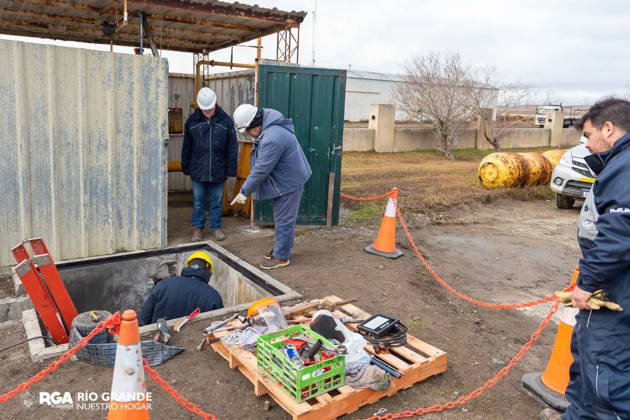 Conexión de gas planta potabilizadora