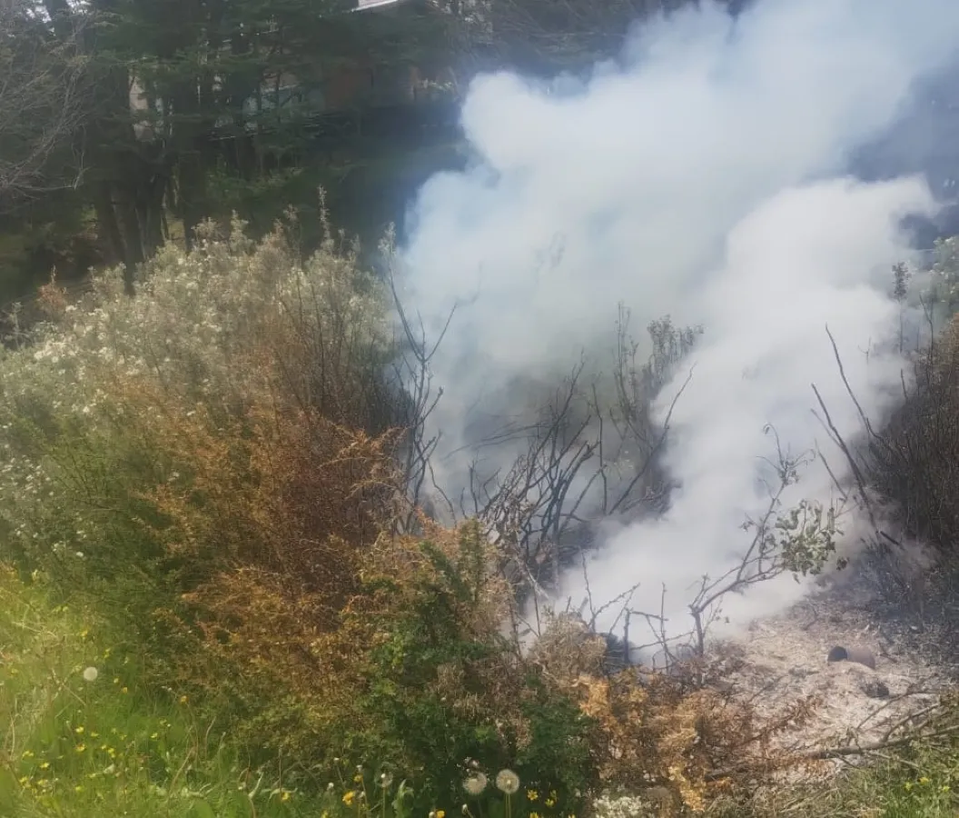 Quema de pastizales- Ushuaia