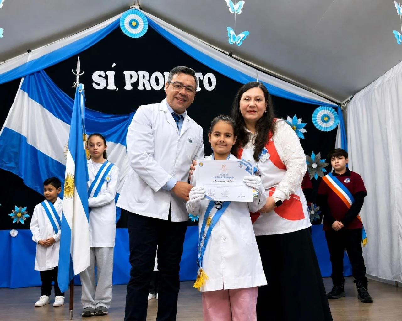 promesa lealtad a la bandera en la Antartida