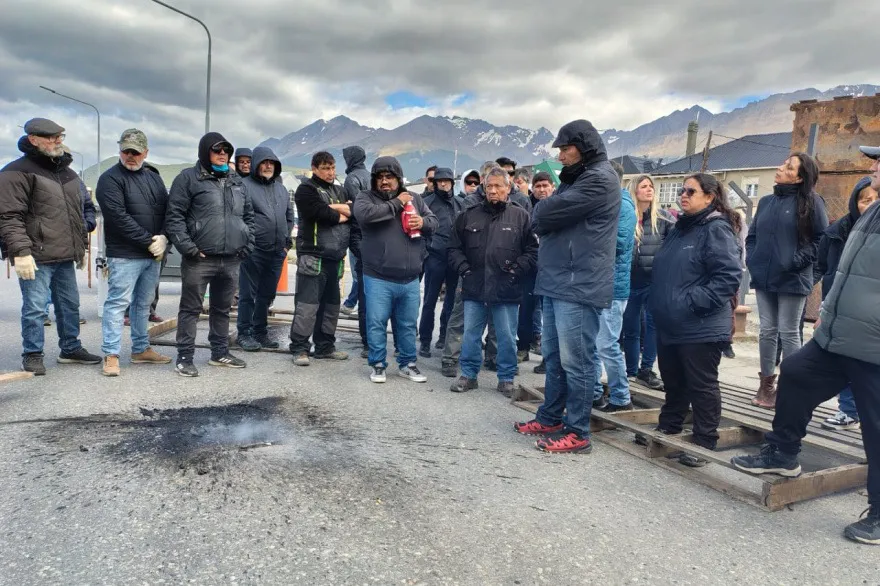 Manifestación trabajadores del Puerto