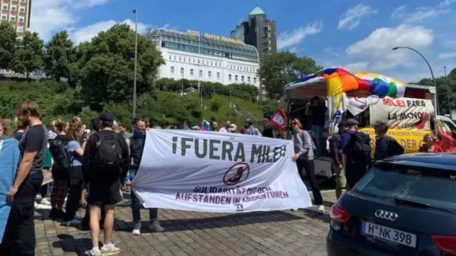 Manifestantes Alemania