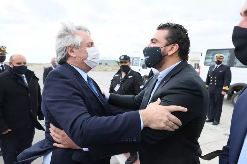 Alberto Fernández y Walter Vuoto