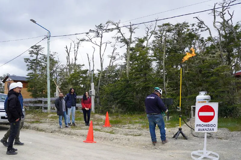 Conexión de gas de red- Municipio de Tolhuin