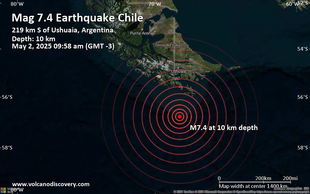 Sismo 02/05/2025