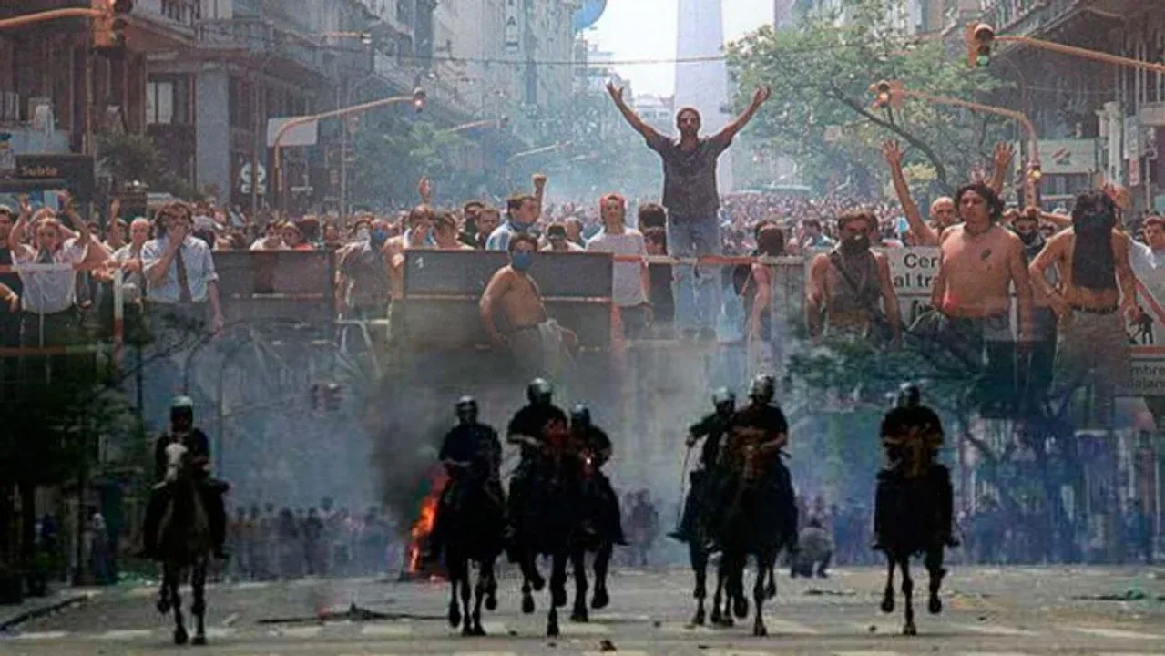 Represión año 2001