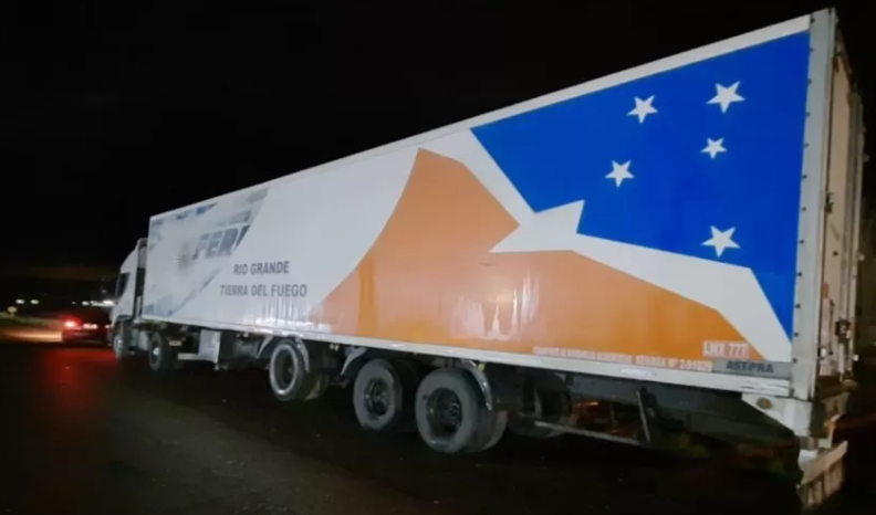 Camión que robaron en Chubut