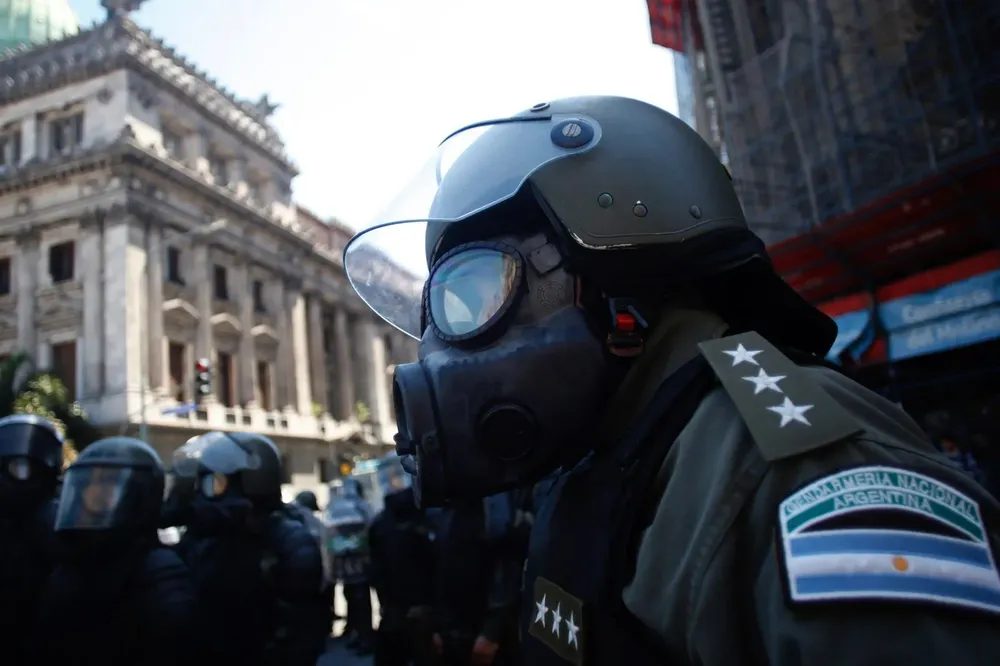 Policía represión Congreso
