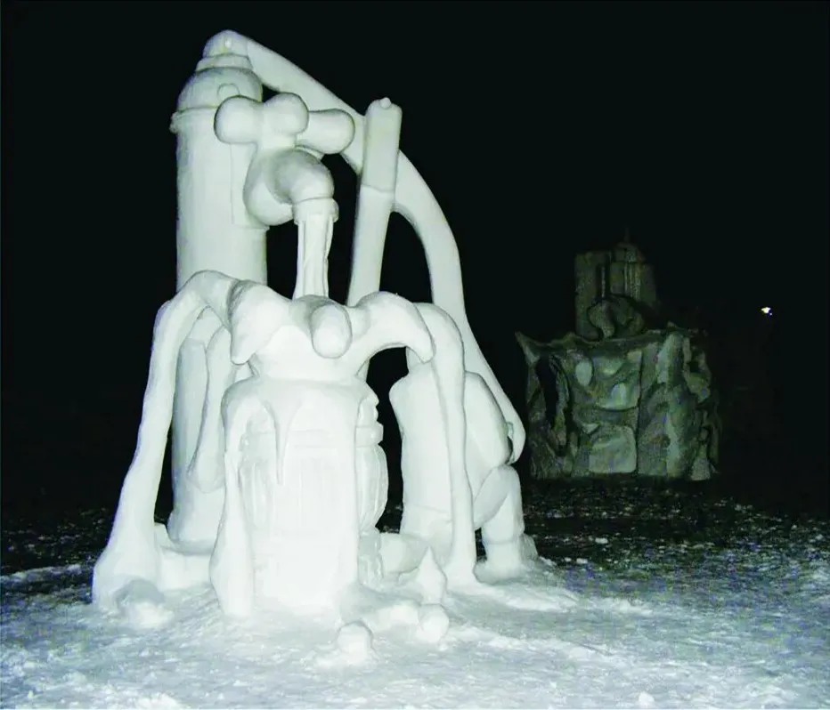 Esculturas en Nieve en Michigan y Minnesota