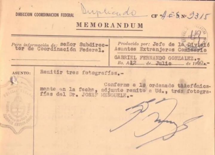 Documento Nazi Argentina