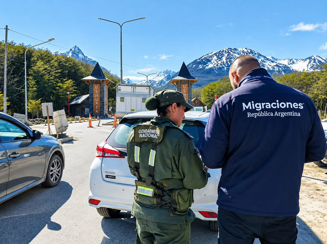 Control Migraciones Gendarmería Ushuaia