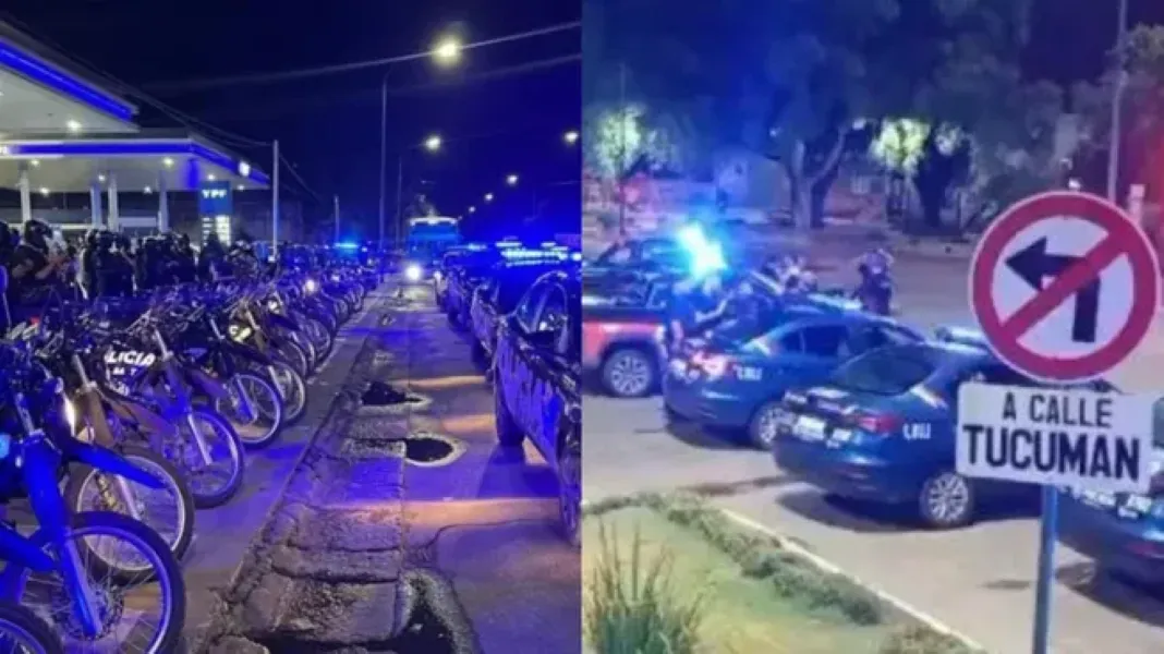 Protestas policías de Santa Fe