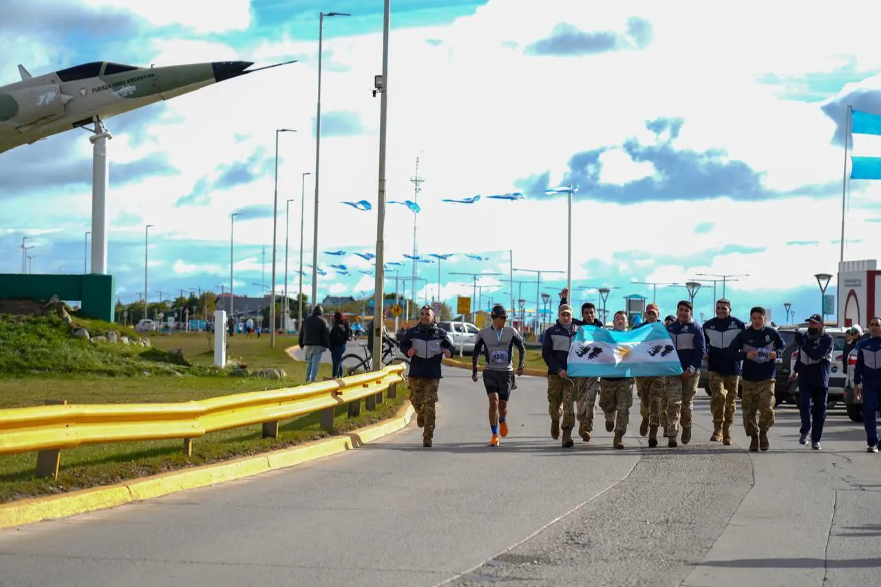 Prueba atlética por Malvinas