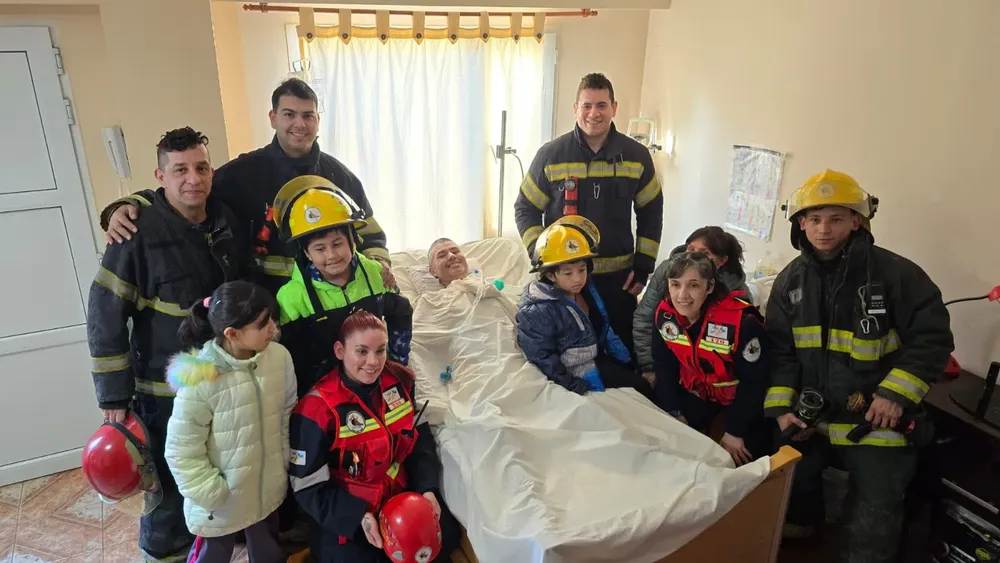 Vista a Ariel Velazquez- Bomberos Voluntarios RG