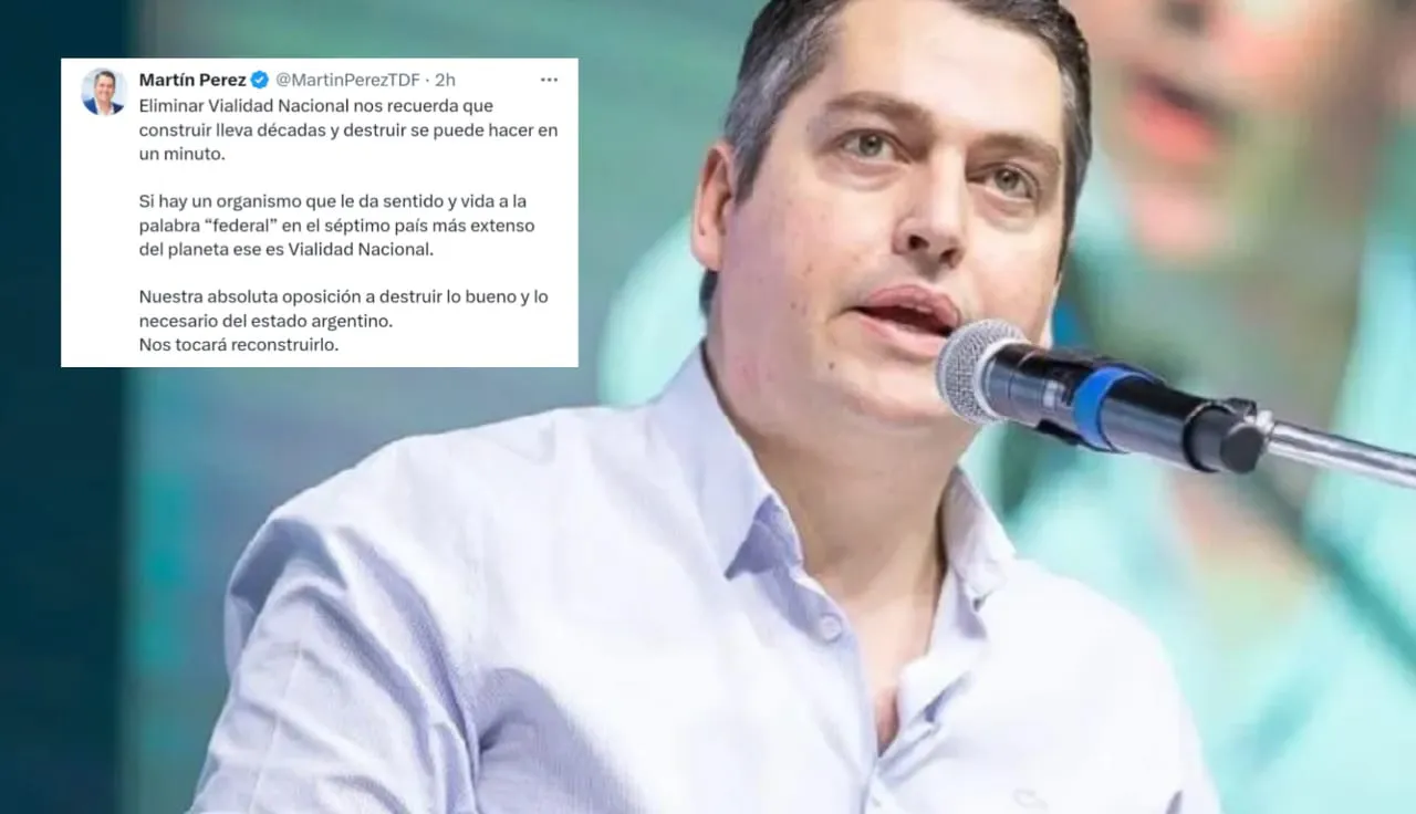 Martin Perez X Vialidad Nacional