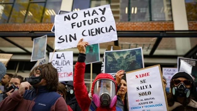 movilización conicet