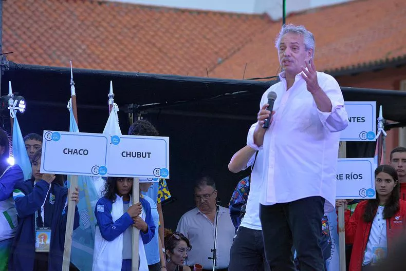 Alberto Fernández Evita Playa