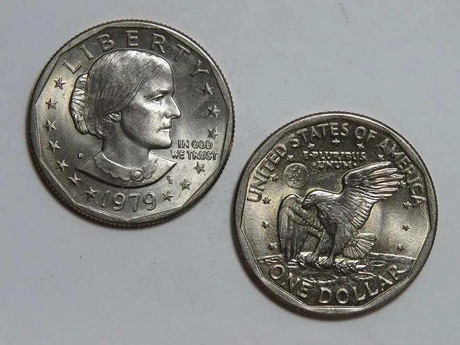 Dólar estadounidense de 1979, con la figura de Susan B. Anthony