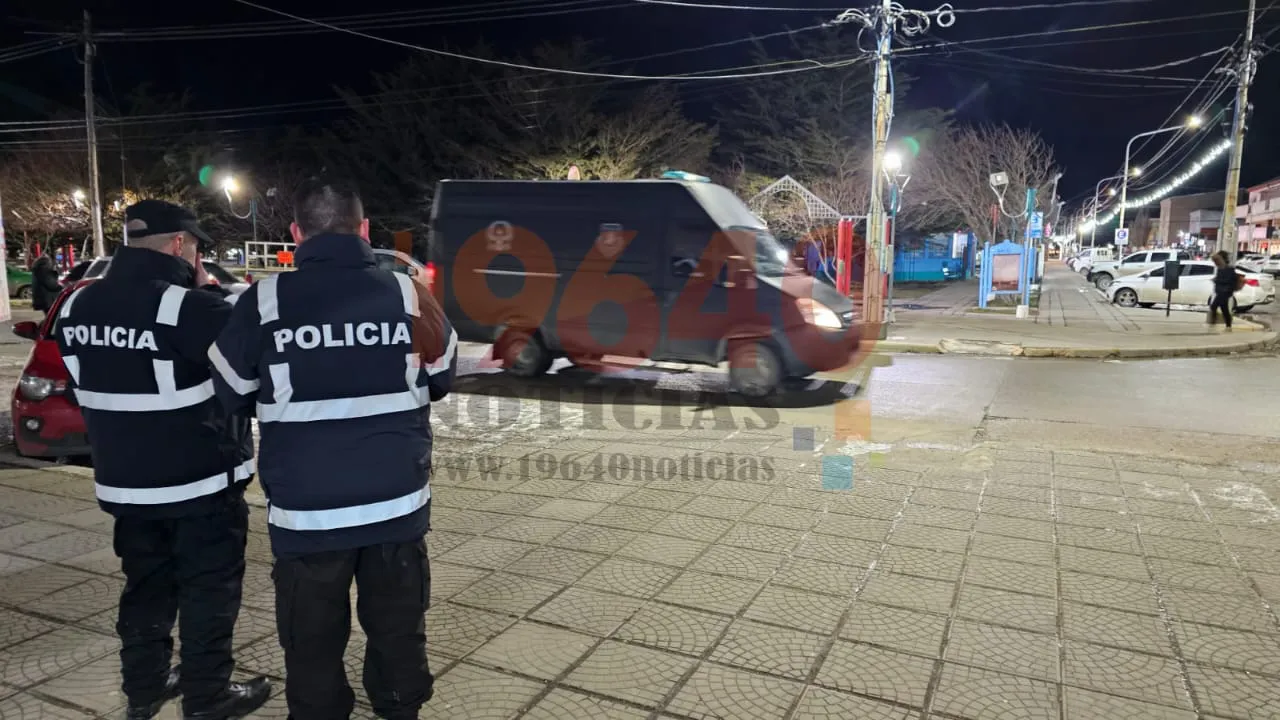 Control Policía Saqueos