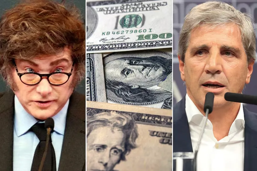 Milei Caputo Dólares