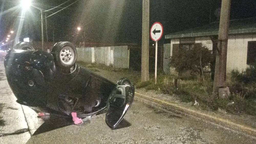 Choque y vuelco Echelaine- RG