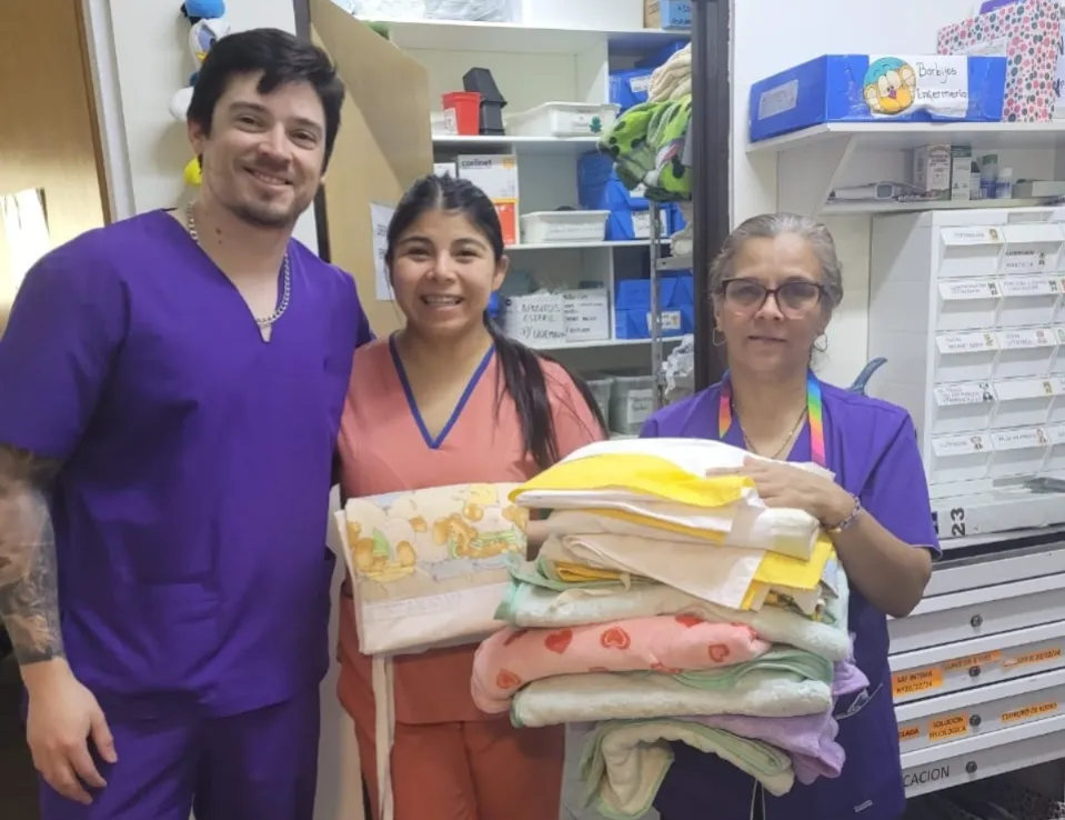 Internas de la Alcaidía Femenina donaron ropa de cama y textiles al Hospital Regional Río Grande