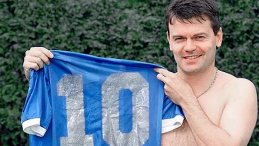 Steve Hodge Camiseta Maradona