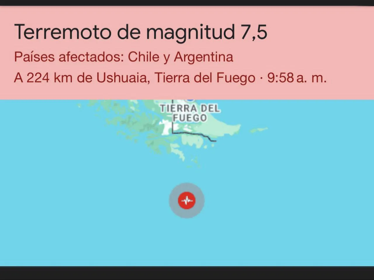 Sismo 02/05/2025
