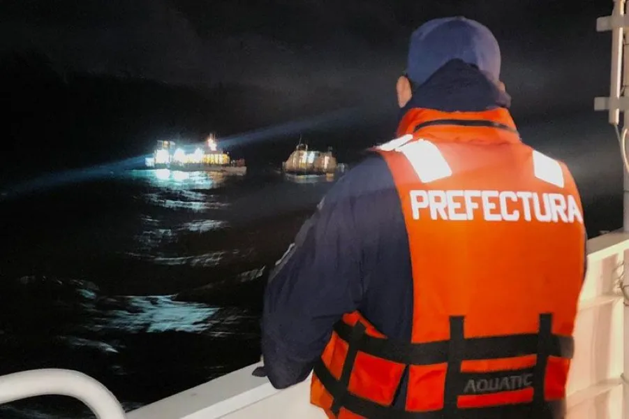 Prefectura Naval, operativo en el Beagle