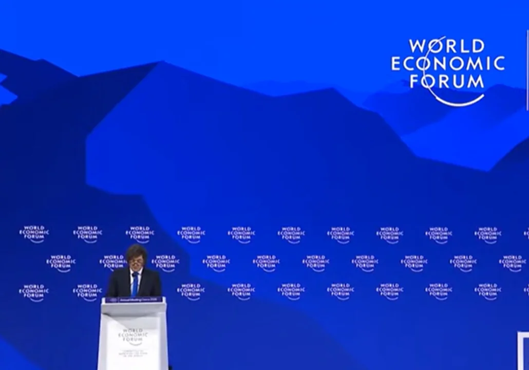 Milei en Davos