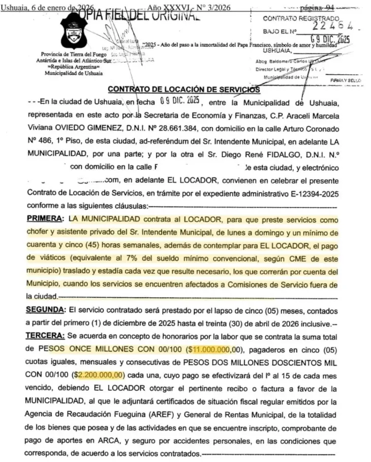 Boletín Municipio Ushuaia