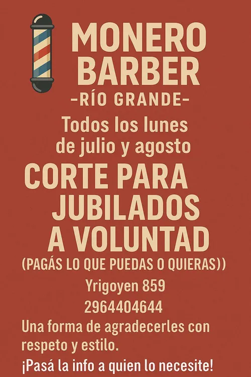 Flyer Monero Barber Flyer Monero Barber