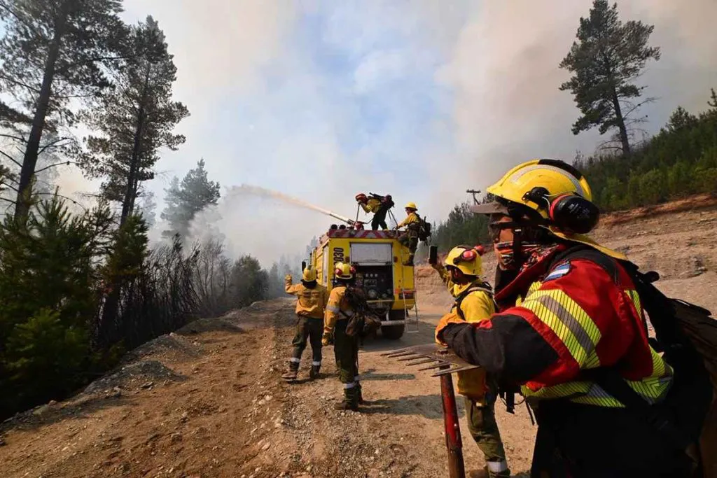 Incendios forestales Chubut
