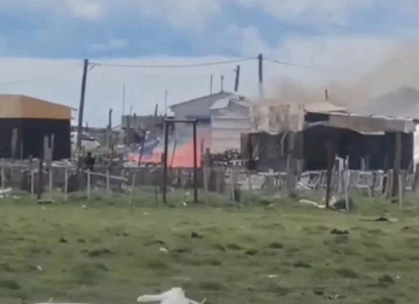 Incendio intencional en Río Grande