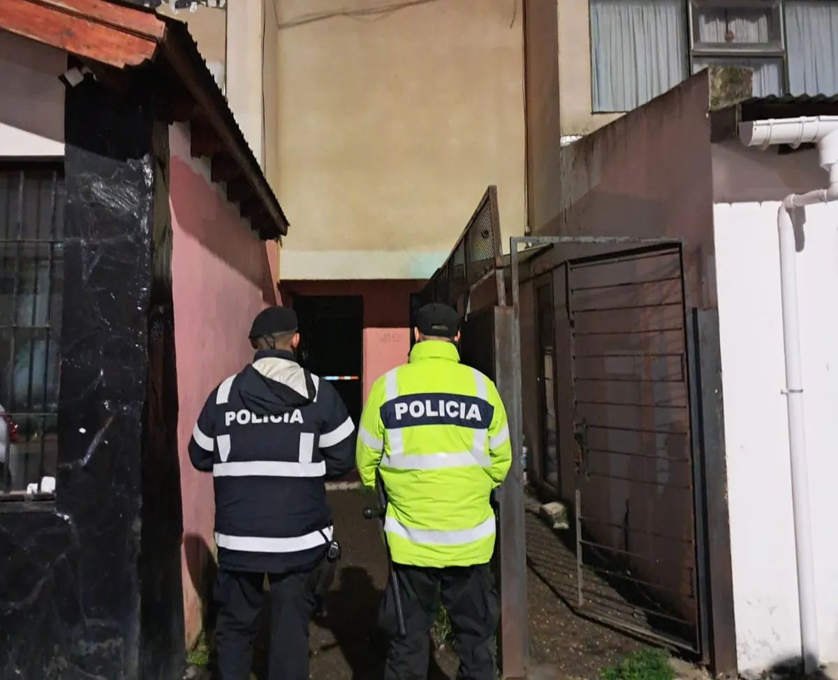 Allanamiento en la casa de Eric Barrientos