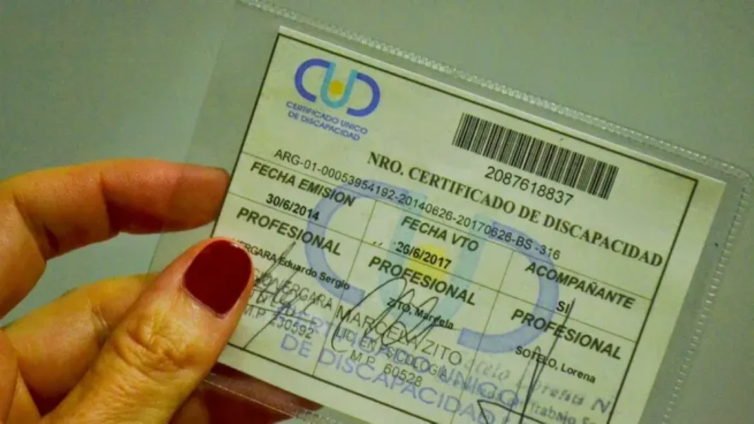 Certificado único de discapacidad
