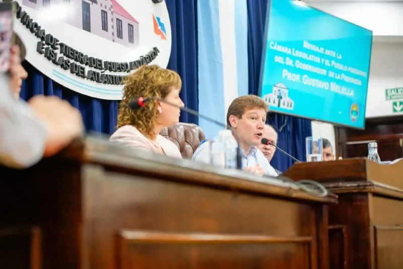 Gustavo Melella apertura de sesiones