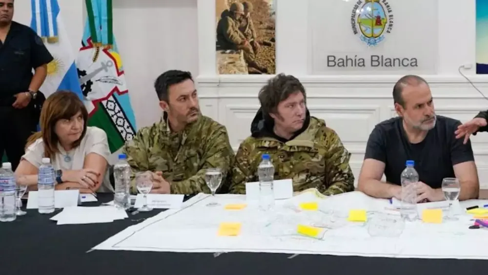 Milei en Bahía Blanca